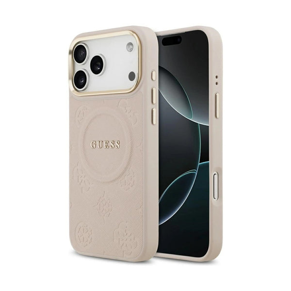 GUESS - MAGSAFE PU LEATHER CASE IPHONE 17 PRO MAX - PINK