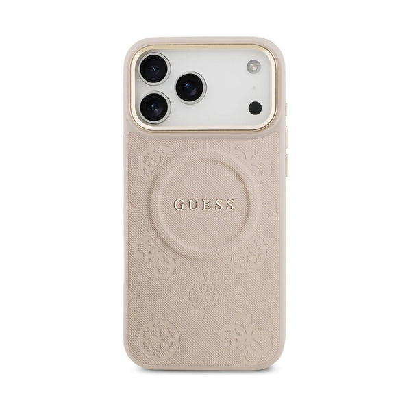 GUESS - MAGSAFE PU LEATHER CASE IPHONE 17 PRO MAX - PINK