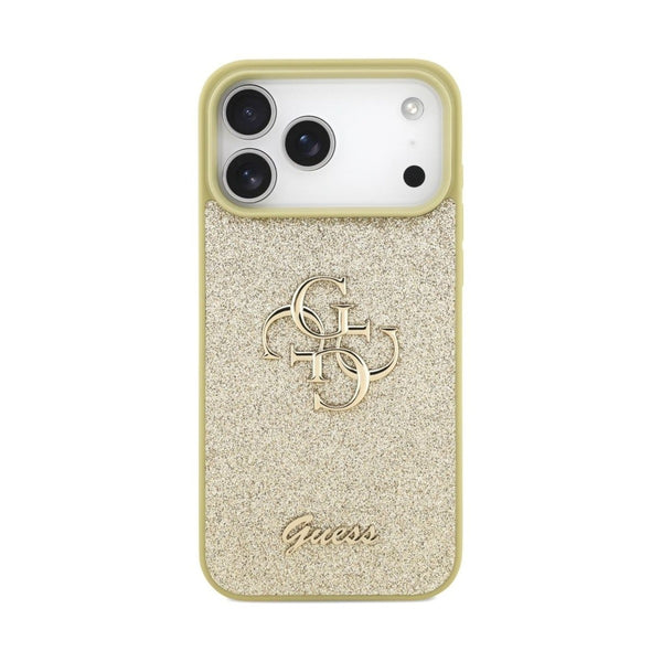GUESS - PU CASE FIXED GLITTER - GOLD