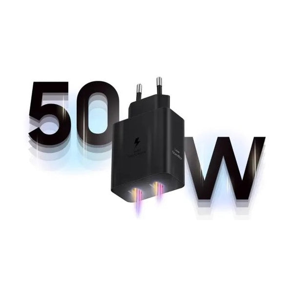 Samsung 50W Fast charging Power Adapter Duo - Black