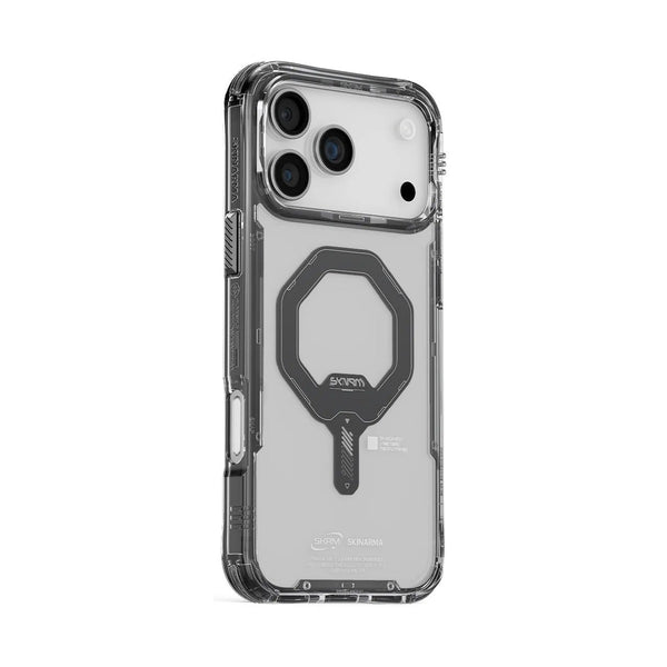 Skinarma Saido Mag-Charge Case for iPhone 17 - Grey