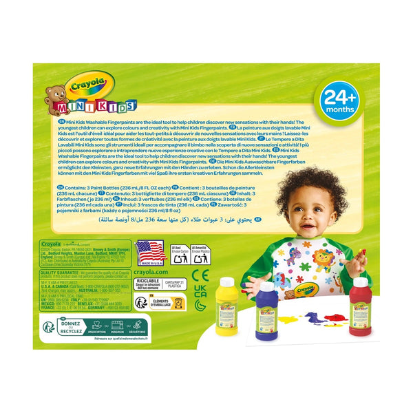Crayola - 3 Count Washable Fingerpaints