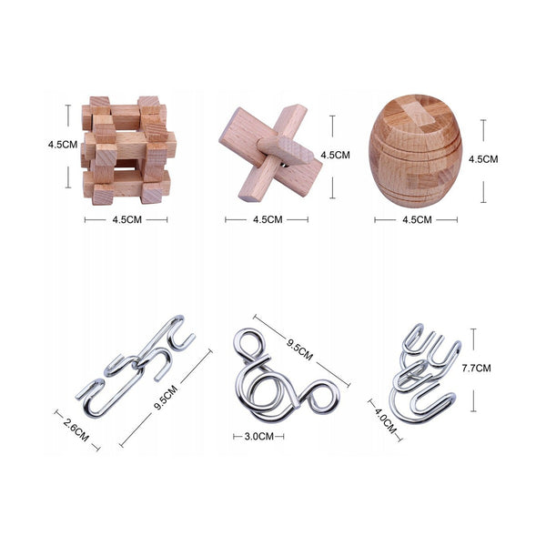 6 Puzzle Set