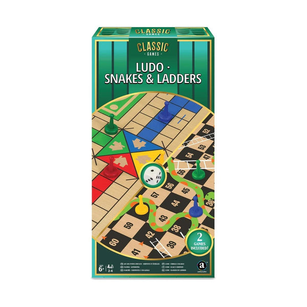 Ambassador Classic Games 2 In 1 Ludo Snakes & Ladders
