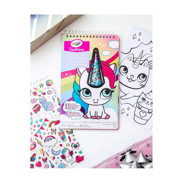 CRAYOLA CREATIONS UNICORN SKETCH SET