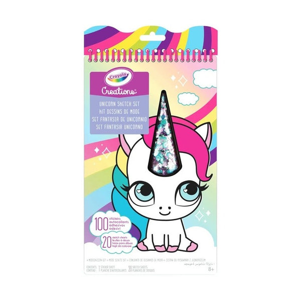 CRAYOLA CREATIONS UNICORN SKETCH SET