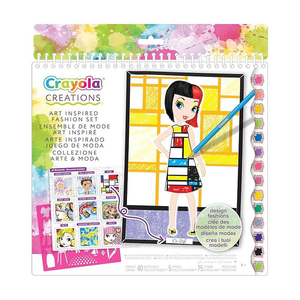 Crayola - Crayola Creations Art History Fashion Sketch Portfolio