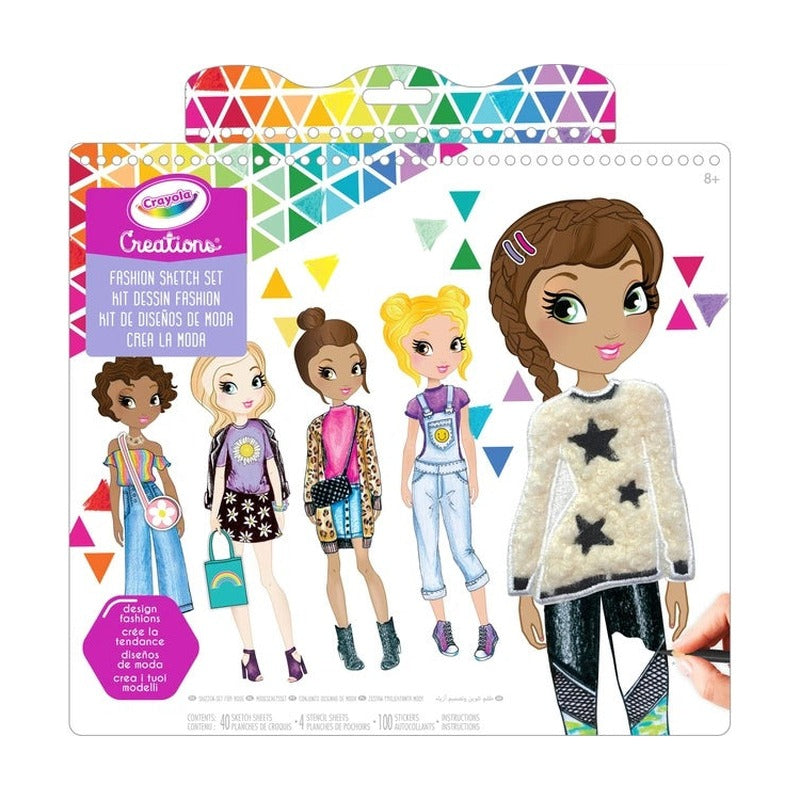 Crayola - Crayola Creations Fashion Sketch Set