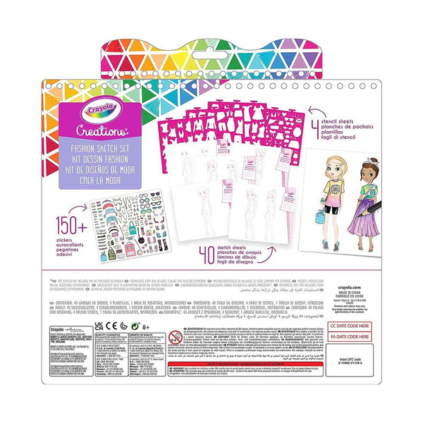 Crayola - Crayola Creations Fashion Sketch Set