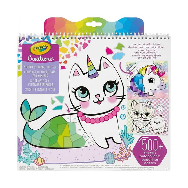 Crayola - Crayola Creations Sticker By Number Art Set