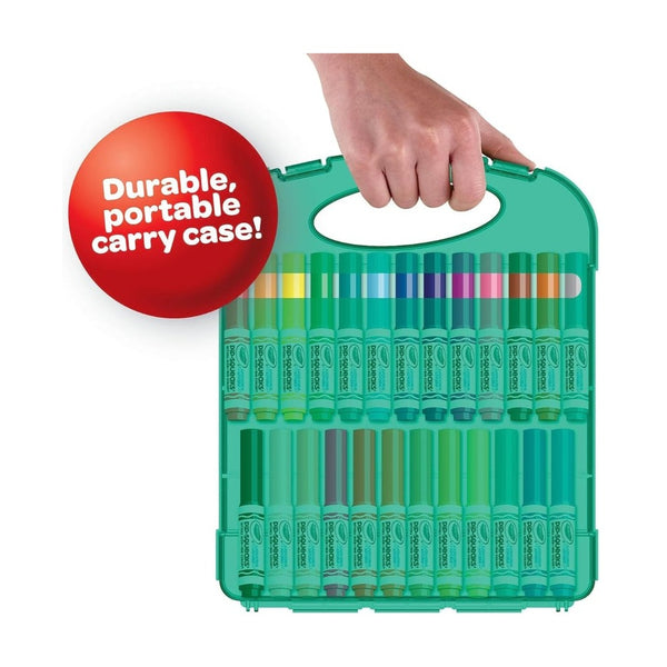 Crayola - Create & Color Mini Washable Markers And Paper