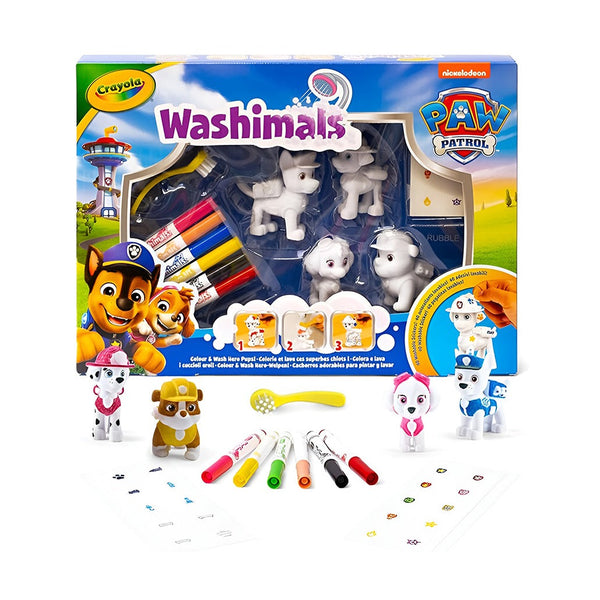 Crayola - Washimals Paw Patrol 4Ct With Stickers Decals
