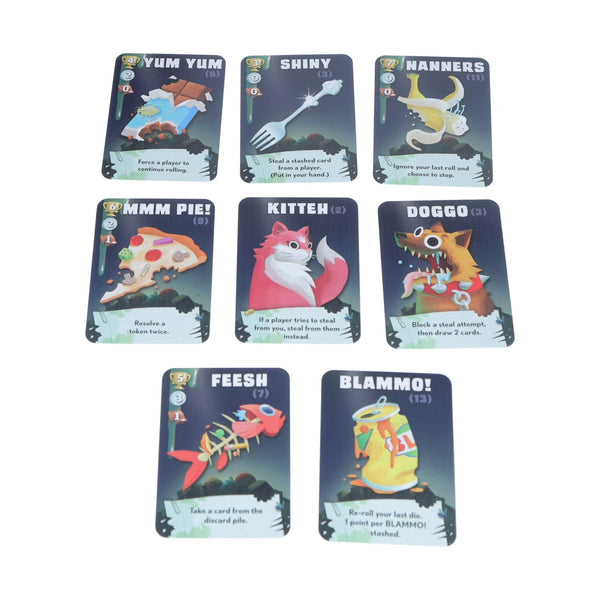 Gamewright - Trash Pandas - The Raucous Raccoon Push-Your-Luck Card Game