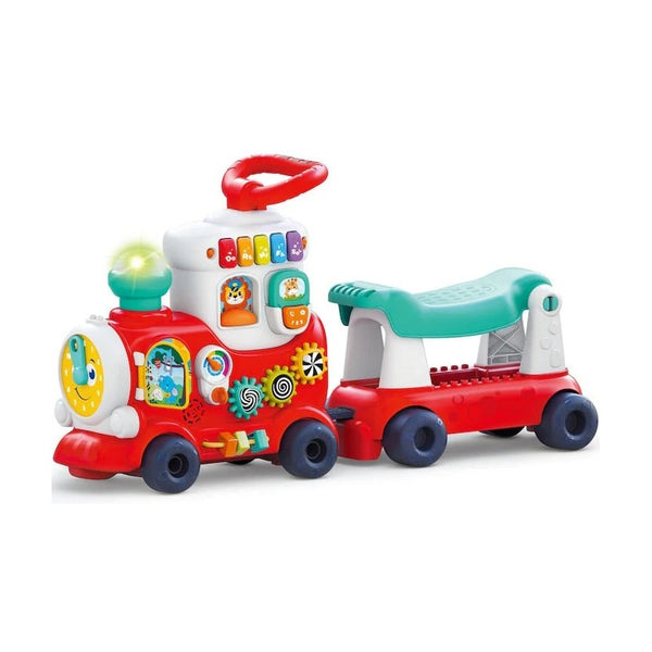 Hola - 4-In-1 Push Walker & Ride-On Learning Train