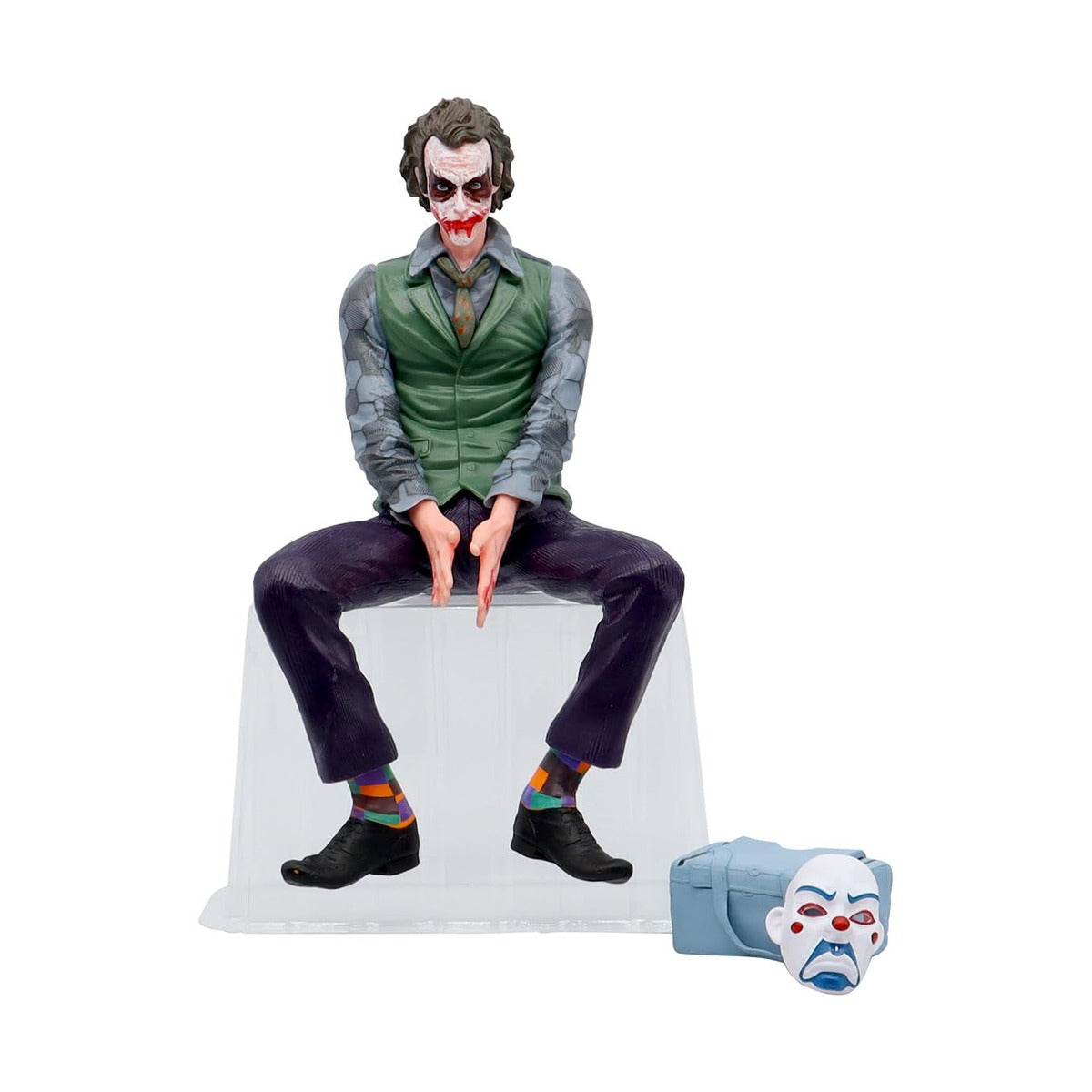 Joker Figure 15 cm With Removable Mask - PVC Desk and Car Decor