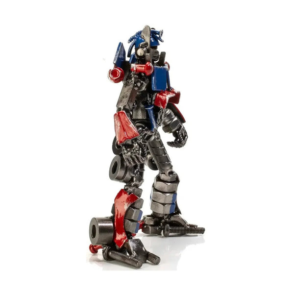 Metal Art - 7" Optimus Prime Inspired Recycled Metal Sculpture
