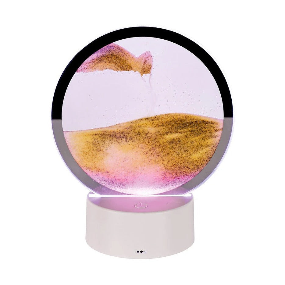 The Source Light Up Sand Art, LED Moving Sand Picture for Desk and Bedside
