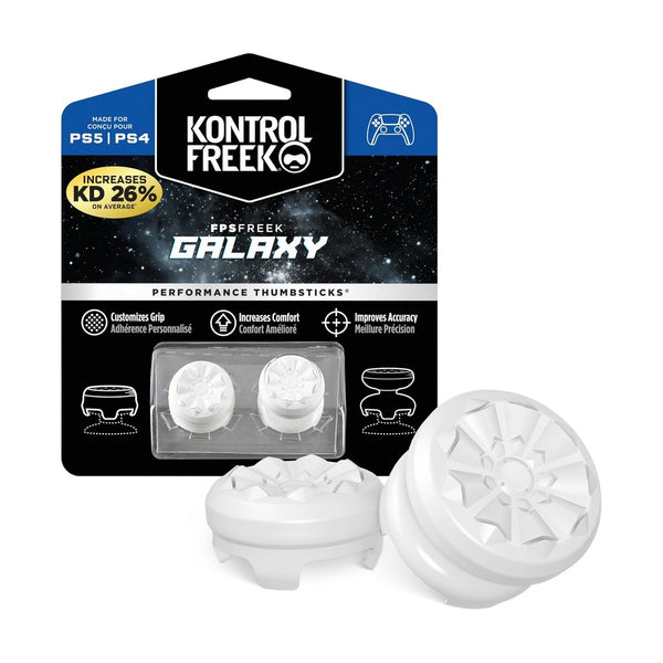 Kontrolfreek Fps Freek Galaxy White For Playstation, Performance Thumbsticks