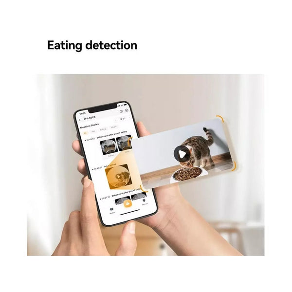 Pet Feeder | Wi-Fi Automatic Pet Food Dispenser | Remote Control via App | Portion Control | Smart Home Device