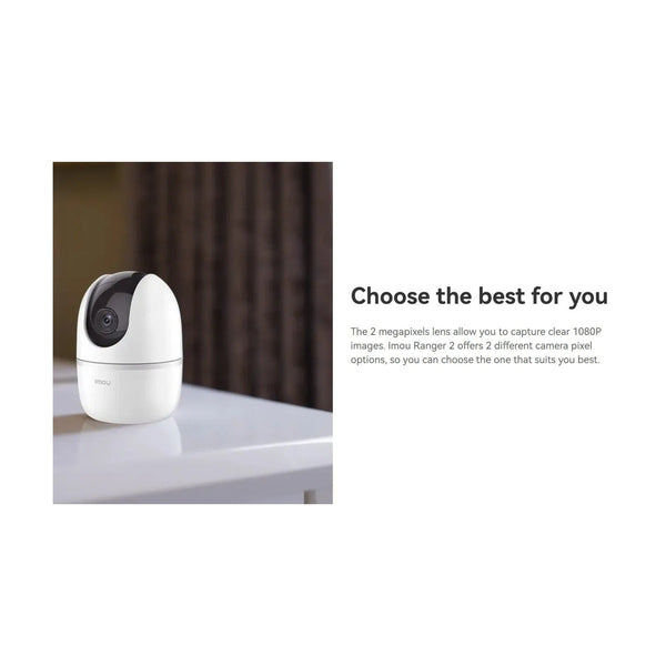 Imou Ranger2/ 3MP Indoor Wi-Fi Security Camera | Human Detection | Night Vision | Two-Way Audio