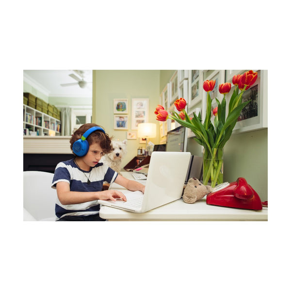 JBL -  Wireless over-ear ANC kids headphones, Blue