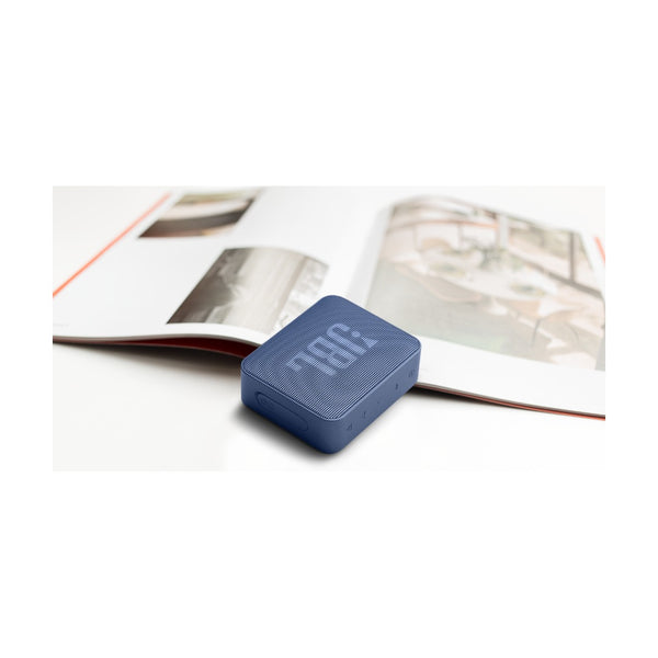 JBL - Go Essential Portable Waterproof Speaker, Blue
