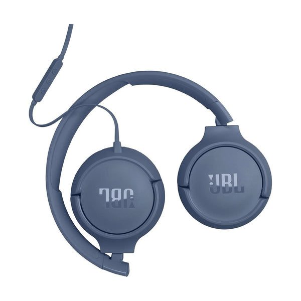 JBL - Tune 520C Wired On Pure Bass Sound Compatible With USB Device, Blue