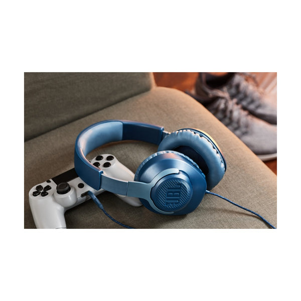 JBL - Quantum 100 Wired Gaming Headset, Blue
