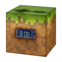 Minecraft Grass Block Digital Alarm Clock - Licensed Sunrise Music