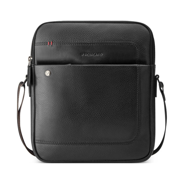 Roncato Alaska 2 - Compartment Crossbody Bag Black