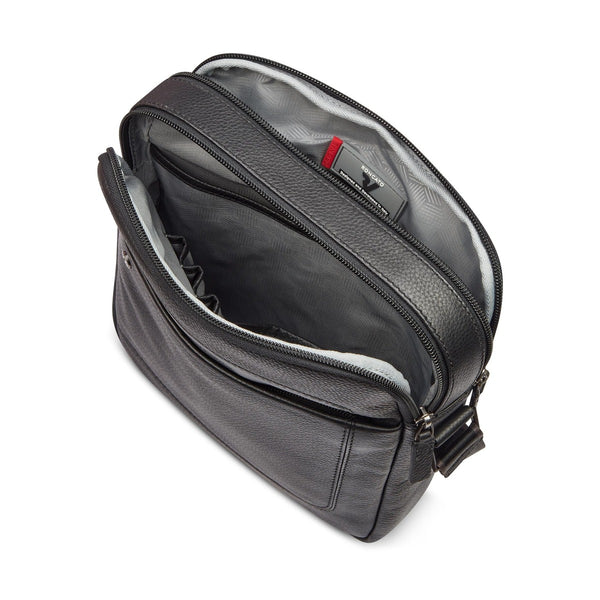 Roncato Alaska 2 - Compartment Crossbody Bag Black
