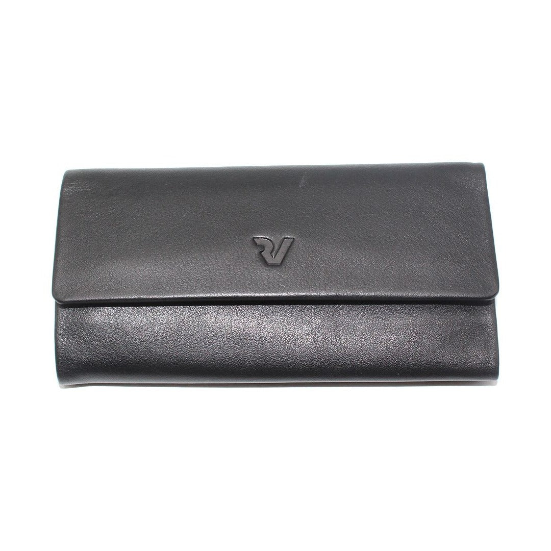 Roncato Prima Keyring Black - Genuine Leather Six Hook Key Holder