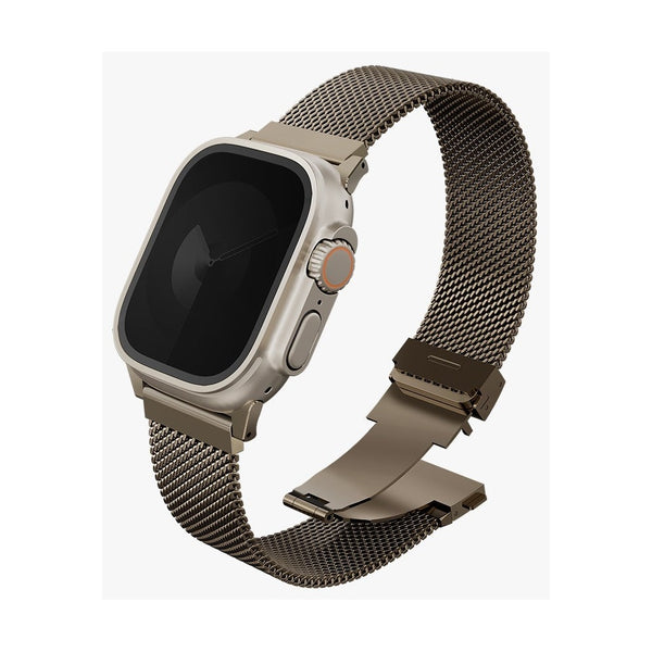 Uniq Dante Pro Apple Watch Self-Adjustable Mesh Steel Band - Ember Gold