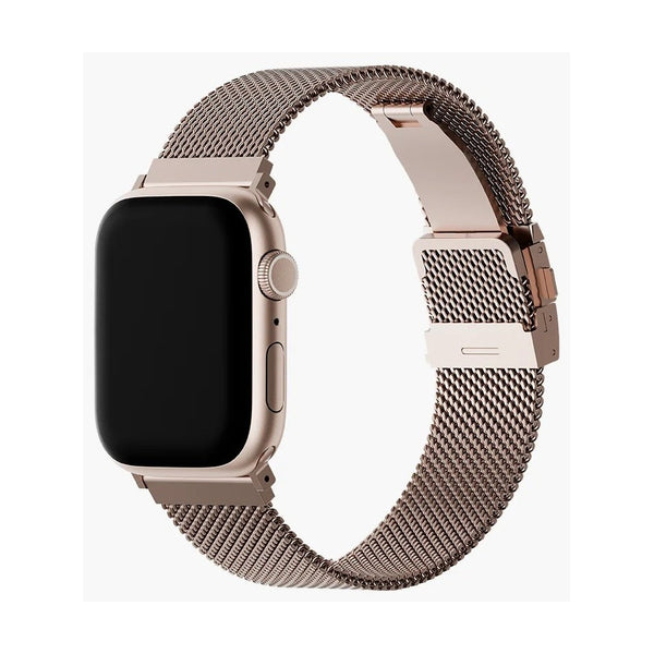 Uniq Dante Pro Apple Watch Self-Adjustable Mesh Steel Band - Metallic Rose