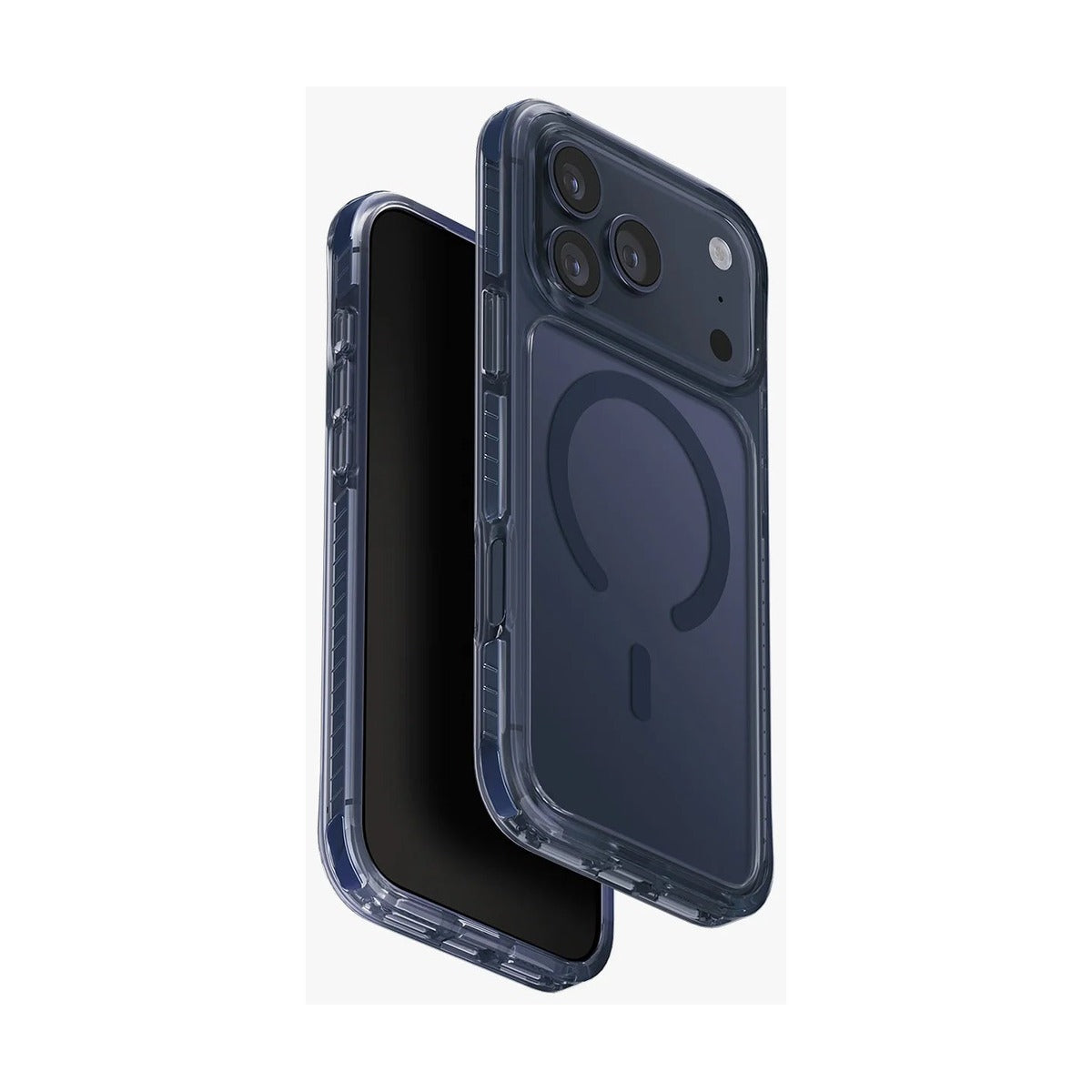 Uniq Hybrid Iphone 17 Pro Max Magclick Charging Combat - Navy Blue