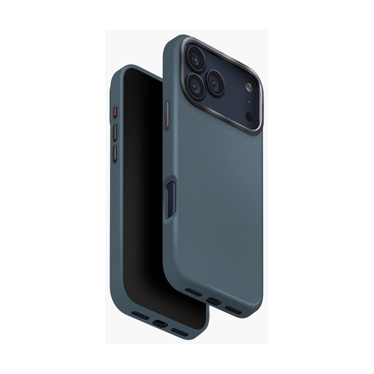 Uniq Lyden Case for iPhone 17 Pro Max Ash Blue - Vegan Leather
