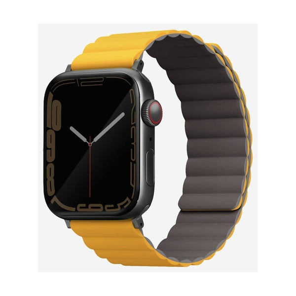 Uniq Revix Reversible Magnetic Apple Watch Strap - (Mustard/Khaki)