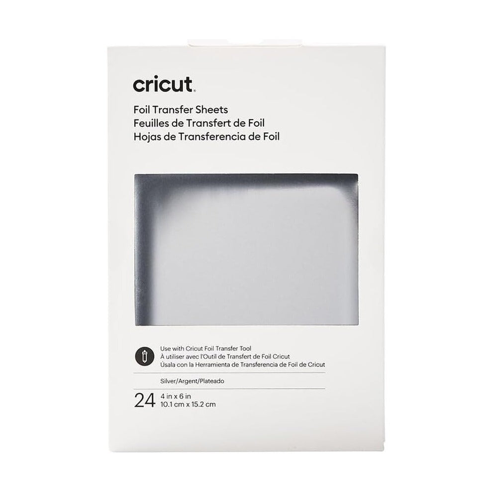 Cricut Transfer Foil Sheets 10x15cm 24 sheets (Silver)