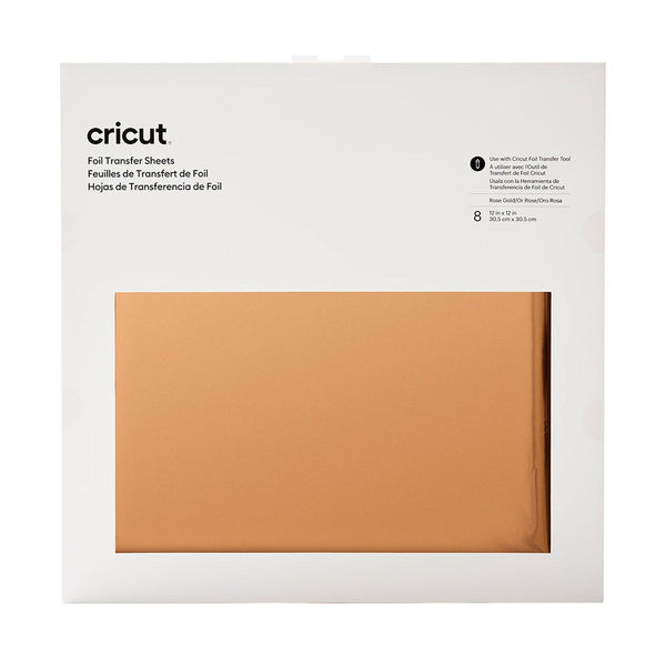Cricut Transfer Foil Sheets 30x30cm 8 sheets (Rose Gold)