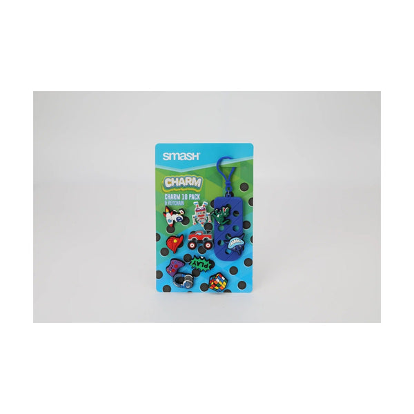 Smash - Charm Keyring 10 Charms Blue