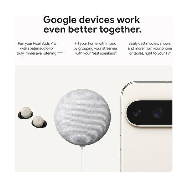 Google Tv Streamer 4K - Fast Streaming Device in 4K HDR - 32 GB of Storage - Porcelain