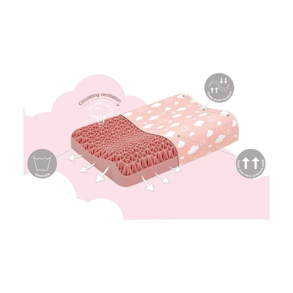ARMN PEDIC - WASHABLE SILICONE KIDS PILLOW - Pink