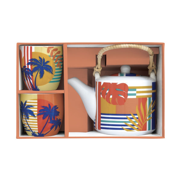 Easy Life - BAHIA TEAPOT W/INFUSER 600ML & 2CUPS 160ML W/BOX