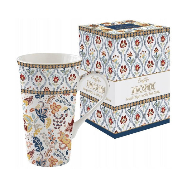 Easy Life - PAISLEY ABUNDANCE MUG FINE CHINA 600ML W/BOX , ABUN