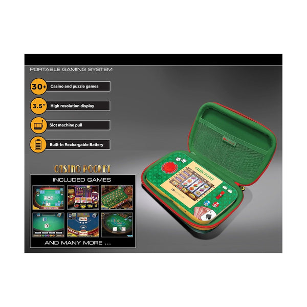 My Arcade VIDEO GAME - CASINO POCKET CASINO PORTABLE GAMING
SYSTEM