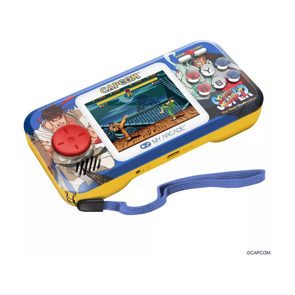 My Arcade VIDEO GAME - POCKET PLAYER PRO+ TRAVEL CASE SUPER STREET FIGHTER II PORTABLE GAMING SYSTEM WITH CASE