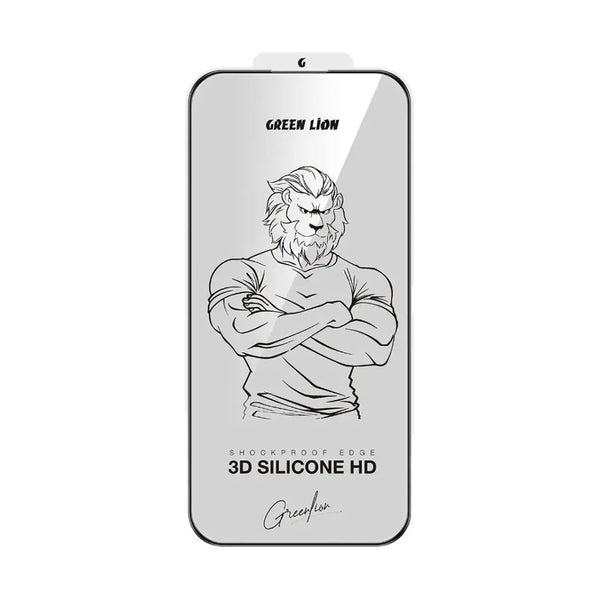 Green Lion 3D Silicone Plus High Definition Edge Glass For Iphone 17 / Iphone 17 Air - Clear