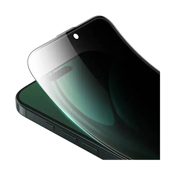 Green Lion 9H Steve Matte Privacy Glass For iphone 17 Pro - Black Edge/Privacy
