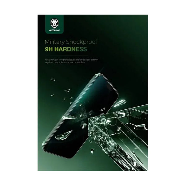 Green Lion 9H Steve Privacy Anti-Peeping Glass for iPhone 16 Pro Max - Black Edge