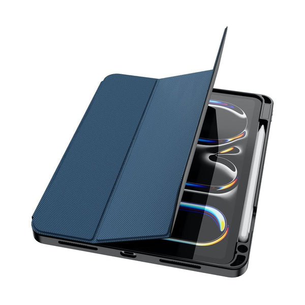 Green Lion Hogo Premium Case With Pencil Holder For Ipad Air 13" - Blue